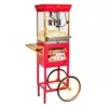 Nostalgia 8 oz. Red Popcorn Machine with Concession Cart