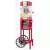 Nostalgia Retro 300 W 2.5 oz. Red Popcorn Cart with Lighted Interior