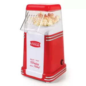 Nostalgia Coca-Cola 2 oz. Red Mini Countertop Popcorn Machine