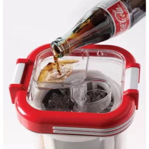 Nostalgia 32 oz. Red Coca-Cola Slush Drink Maker with Cord Storage