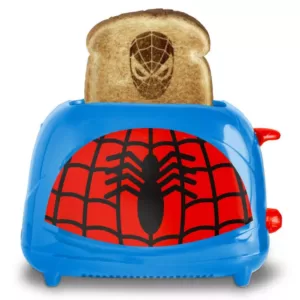 Uncanny Brands Spiderman Classic 2-Slice Red Toaster