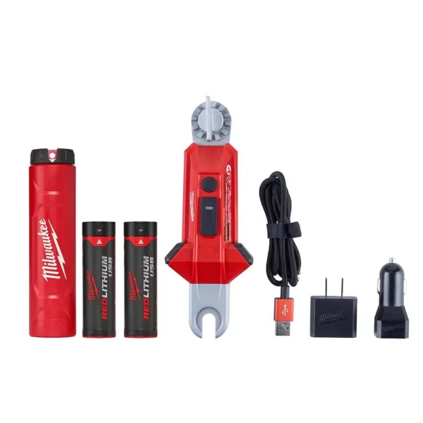 Milwaukee 350 Lumens LED Rechargeable Utility Hot Stick Flashlight