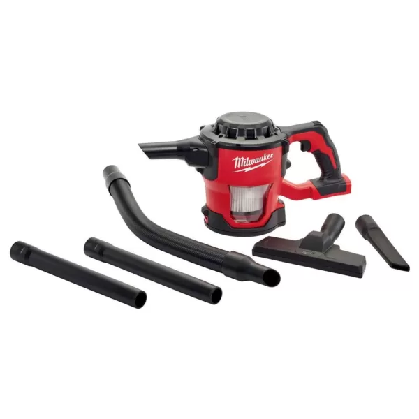 Milwaukee M18 18-Volt 2 Gal. Lithium-Ion Cordless Wet/Dry Vacuum with M18 Compact Vacuum (2-Tool)