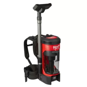 Milwaukee M18 Fuel 18-Volt Lithium-Ion Brushless Cordless 1 Gal. 3-in-1 Backpack Vacuum Kit and One 8.0 Ah Battery and Accessories