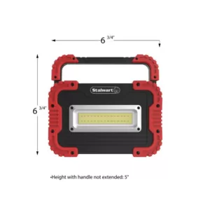 Stalwart 450 Lumens LED Work Light with Rotating Handle