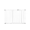 Regalo 30 in. Easy Step Extra Wide Metal Walk Through Gate in White