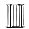 Regalo 41" Black Metal Easy Step Extra Tall Walk-Through Gate