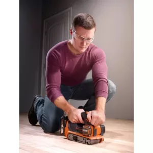 RIDGID 18-Volt Cordless Brushless 3 in. x 18 in. Belt Sander with 1.5 Ah Lithium-Ion Battery