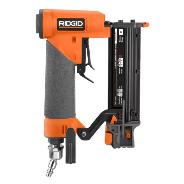 RIDGID 18-Gauge 2-1/8 in. Brad Nailer and 23-Gauge 1-3/8 in. Headless Pin Nailer 2-Tool Combo