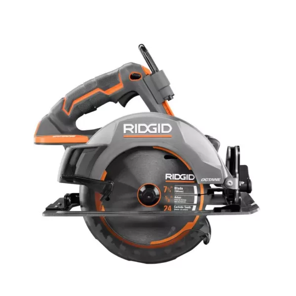 RIDGID 18-Volt OCTANE Cordless Brushless 7-1/4 in. Circular Saw (Tool Only)