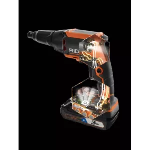 RIDGID 18-Volt Cordless Brushless Drywall Screwdriver with Collated Attachment (Tool-Only)