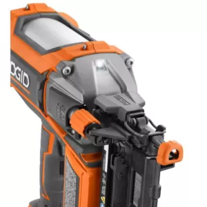 RIDGID 18-Volt Cordless Brushless HYPERDRIVE 16-Gauge 2-1/2 in Straight Finish Nailer, 2 Ah Battery, Charger, Belt Clip and Bag