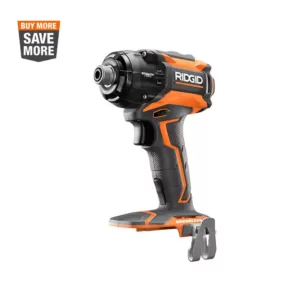 RIDGID 18-Volt Lithium-Ion Brushless Cordless 1/4 in. 3-Speed STEALTH FORCE Impact Driver (Tool Only)