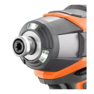 RIDGID 18-Volt Lithium-Ion Cordless Brushless 1/4 in. 3-Speed Impact Driver with Belt Clip (Tool Only)