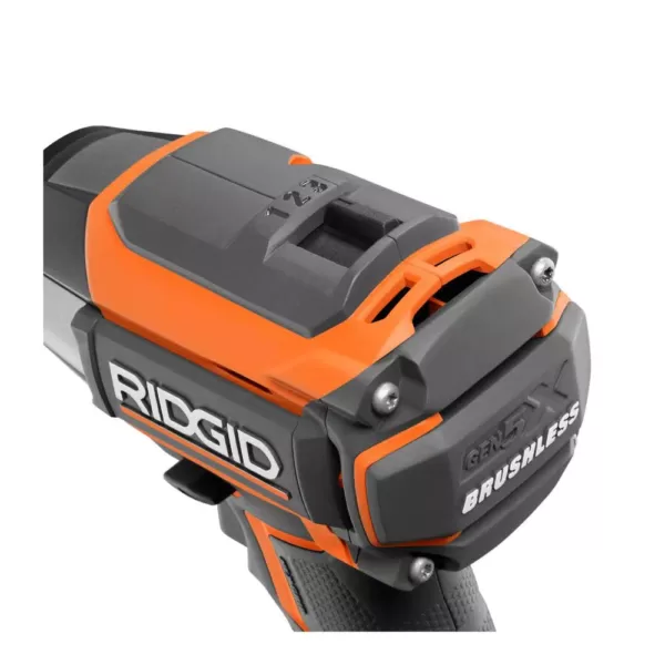 RIDGID 18-Volt Lithium-Ion Cordless Brushless 1/4 in. 3-Speed Impact Driver with Belt Clip (Tool Only)