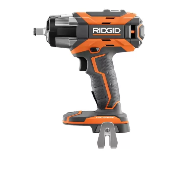 RIDGID 18-Volt Lithium-Ion Brushless Cordless OCTANE 1/2 in. Impact Wrench and LED Mat Light Kit (Tools Only)