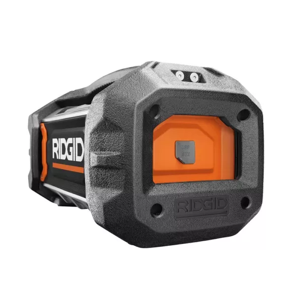 RIDGID 18-Volt Lithium-Ion Cordless Bluetooth Charging Radio (Tool Only)