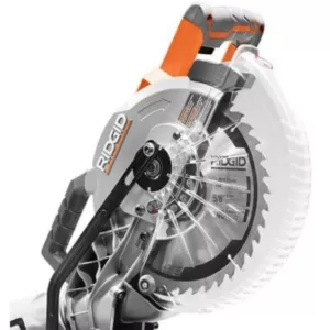 RIDGID 15 Amp 10 in. Dual Bevel Miter Saw with LED Cut Line Indicator