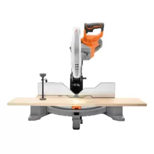 RIDGID 15 Amp Corded 12 in. Dual Bevel Miter Saw with LED