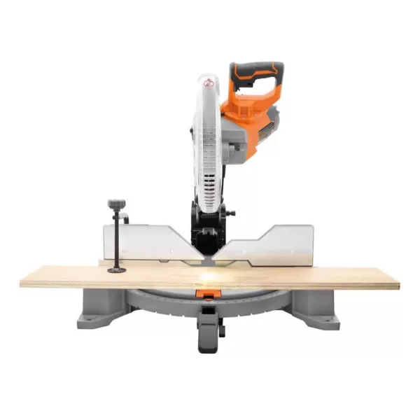 RIDGID 15 Amp Corded 12 in. Dual Bevel Miter Saw with LED