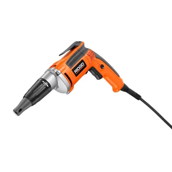 RIDGID 6.5 Amp Corded 1/4 in. Heavy-Duty VSR Drywall Screwdriver