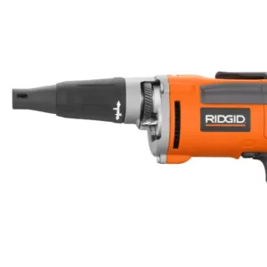 RIDGID 6.5 Amp Corded 1/4 in. Heavy-Duty VSR Drywall Screwdriver