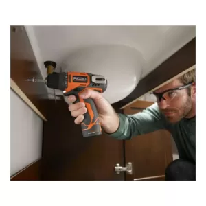 RIDGID 12-Volt Lithium-Ion 3/8 in. Cordless 2-Speed Drill Kit