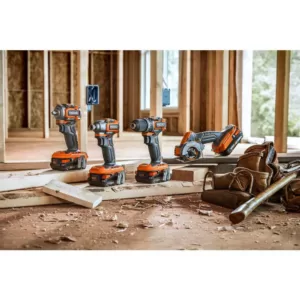 RIDGID 18V Brushless SubCompact Cordless 1/2 in. Drill Driver Kit with (2) 2.0 Ah Battery, Charger and Bag