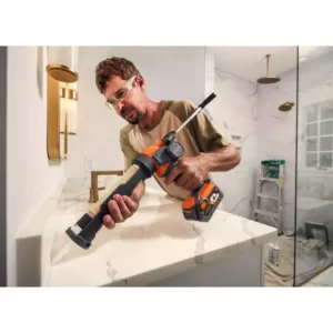 RIDGID 18V Brushless SubCompact 1/2 in. Drill/Driver Kit w/ 18V 10 oz Caulk and Adhesive Gun, 2 Batteries, Charger, Bag