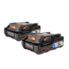 RIDGID 18-Volt OCTANE Bluetooth 3.0 Ah Battery 2-Pack