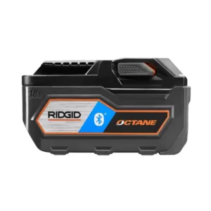 RIDGID 18-Volt OCTANE Bluetooth 9.0 Ah Battery with 18-Volt USB Portable Power Source with Activate Button