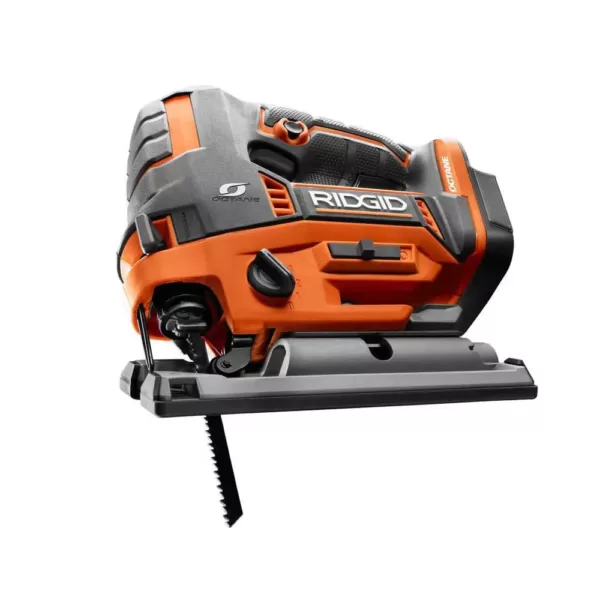 RIDGID 18-Volt Cordless 2-Tool Combo Kit with OCTANE Brushless Jig Saw and Brushless 3 in. x 18 in. Belt Sander (Tools Only)