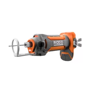 RIDGID 18-Volt Cordless Drywall Cut-Out Tool with 1.5 Ah Lithium-Ion Battery