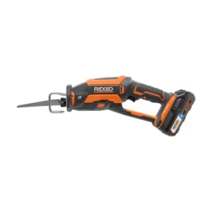 RIDGID 18-Volt OCTANE Cordless Brushless One-Handed Reciprocating Saw Kit with (1) OCTANE Bluetooth 3.0 Ah Battery and Charger