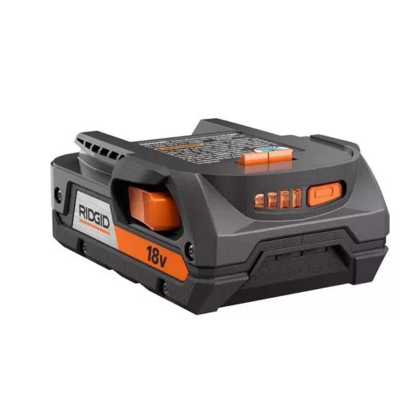 RIDGID 18-Volt OCTANE Brushless 1 in. SDS-Plus Rotary Hammer with 18-Volt 2.0 Ah Lithium-Ion Battery and Charger Kit