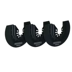 Rockwell Sonicrafter 3-1/8 in. HSS Semicircle Saw Blade (3-Pack)