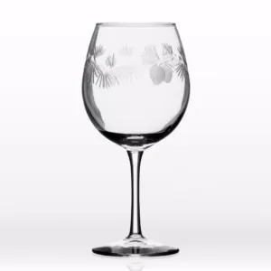 Rolf Glass Icy Pine 18 oz. Clear Balloon Wine (Set of 4)