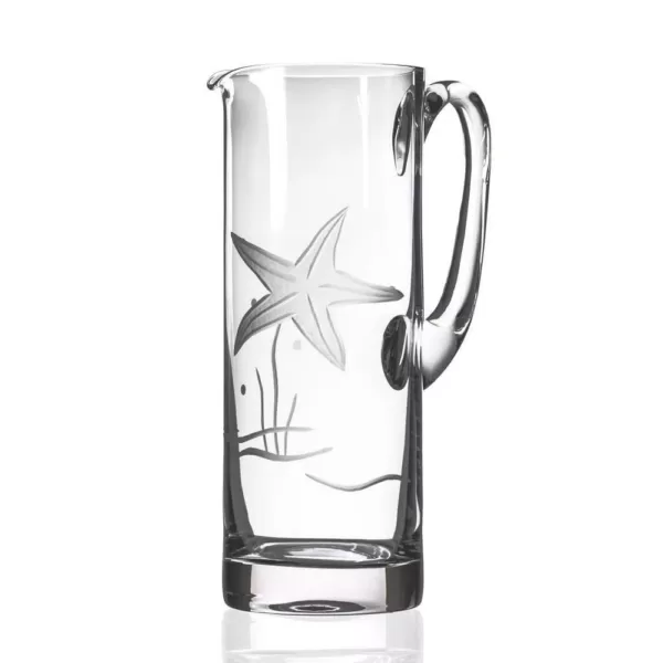 Rolf Glass Starfish 35 oz. Clear Pitcher