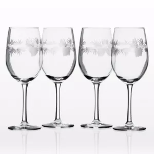 Rolf Glass Icy Pine 12 oz. Clear White Wine (Set of 4)