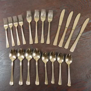 Gibson Home Goldie Rose 20-Piece Flatware Set (Service for 4)