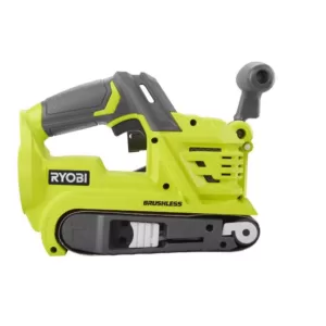 RYOBI 18-Volt ONE+ Cordless Brushless 3 in. x 18 in. Belt Sander with 4.0 Ah Lithium-Ion Battery