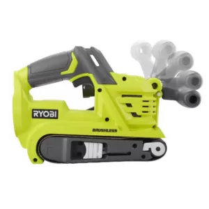 RYOBI 18-Volt ONE+ Lithium-Ion Brushless Cordless 3 in. x 18 in. Belt Sander and 3-1/4 in. Planer (Tools Only)