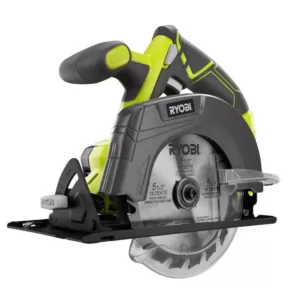 RYOBI 18-Volt ONE+ Cordless 5-1/2 in. Circular Saw with (1) 4.0 Ah Lithium-Ion Battery and 18-Volt Charger