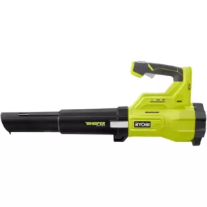 RYOBI 110 MPH 410 CFM 18-Volt ONE+ Brushless Cordless Variable-Speed Lithium-Ion Jet Fan Blower (Tool-Only)