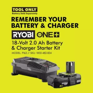 RYOBI 18-Volt ONE+ Cordless Fixed Base Trim Router with Shank Carbide Router Bit Set (15-Piece)