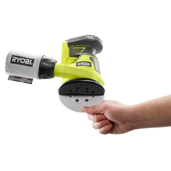 RYOBI 18-Volt ONE+ Lithium-Ion Cordless Fixed Base Trim Router and 5 in. Random Orbit Sander (Tools Only)