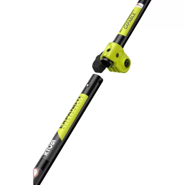 RYOBI 40-Volt Lithium-Ion Cordless Attachment Capable Trimmer/Edger - 4.0 Ah Battery and Charger Included