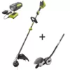 RYOBI 40-Volt Lithium-Ion Brushless Electric Cordless Attachment Capable Edger, 4.0 Ah Battery and Charger Included