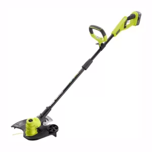 RYOBI Reconditioned ONE+ 18-Volt Lithium-Ion Cordless String Trimmer/Edger - 4.0 Ah Battery and Charger Included