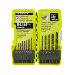 RYOBI Black Oxide Drill Bit Set (14-Piece)